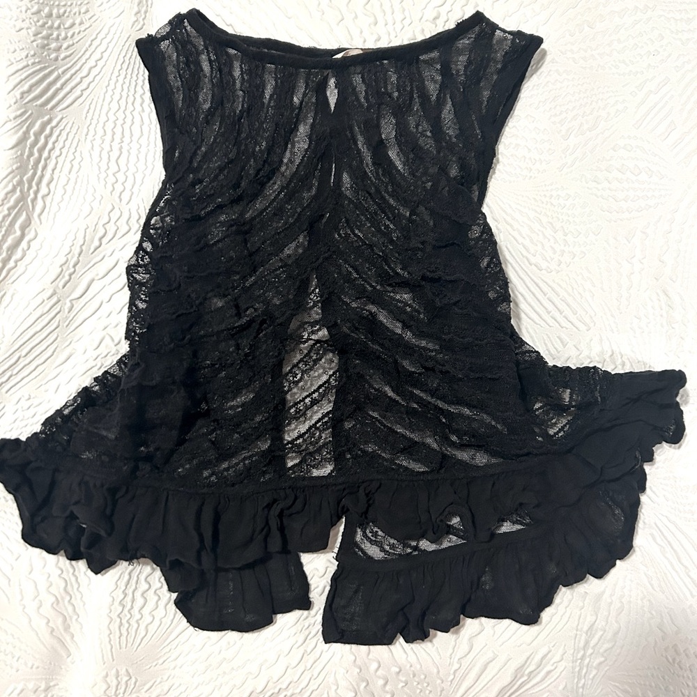 Sheer tank top